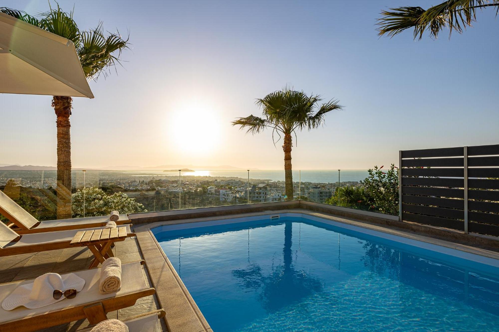 Karmilos Hill Villa خانيا المظهر الخارجي الصورة
