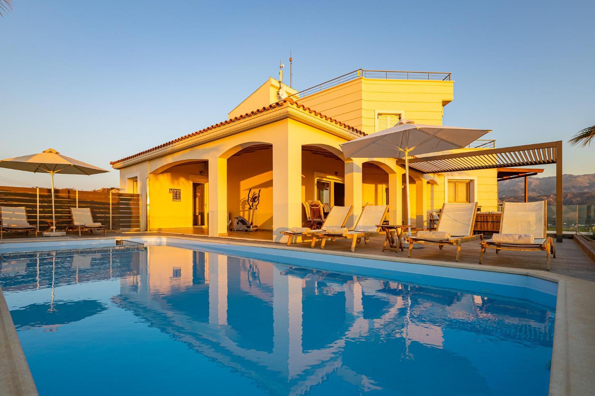 Karmilos Hill Villa خانيا المظهر الخارجي الصورة