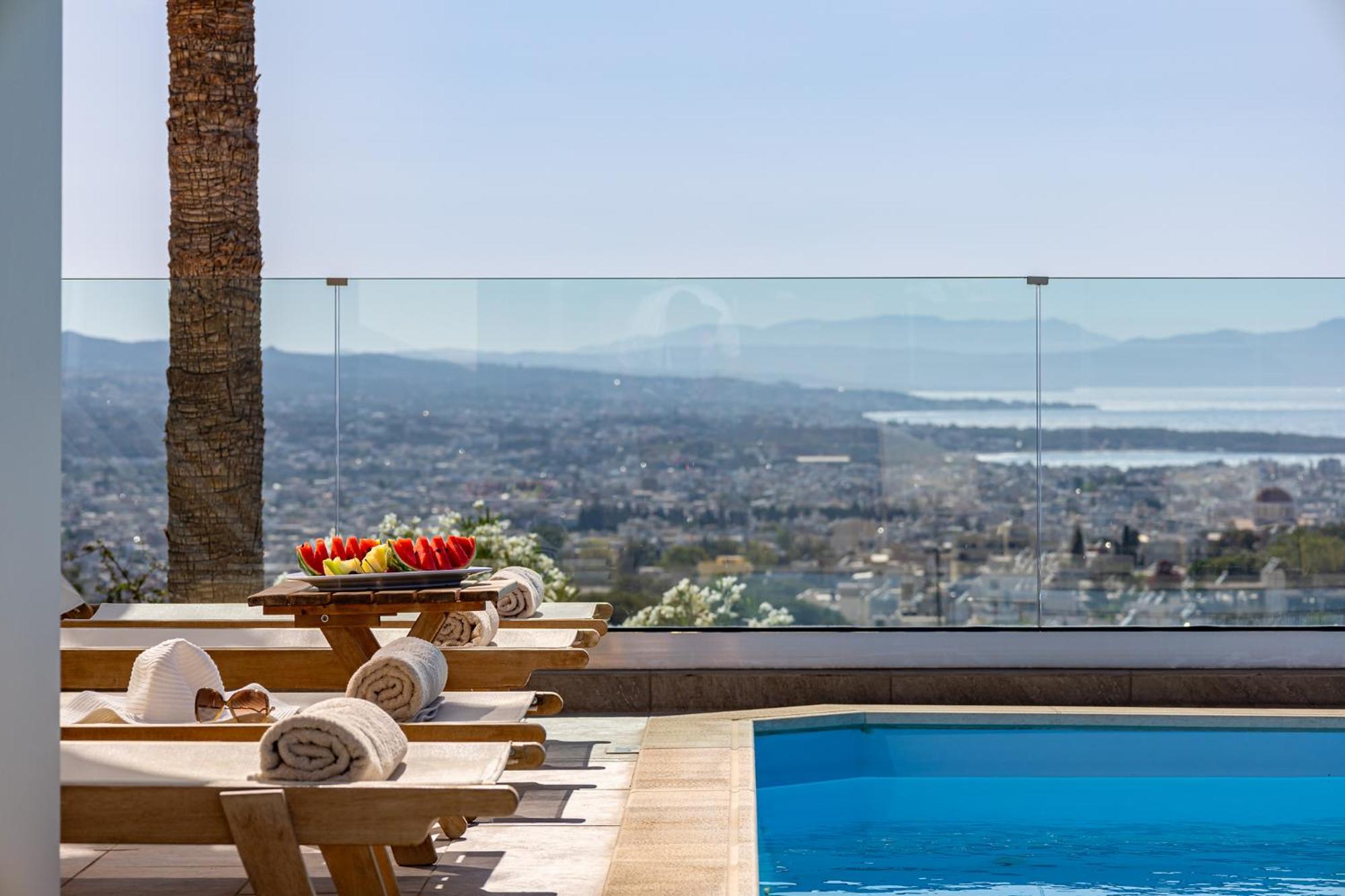 Karmilos Hill Villa خانيا المظهر الخارجي الصورة