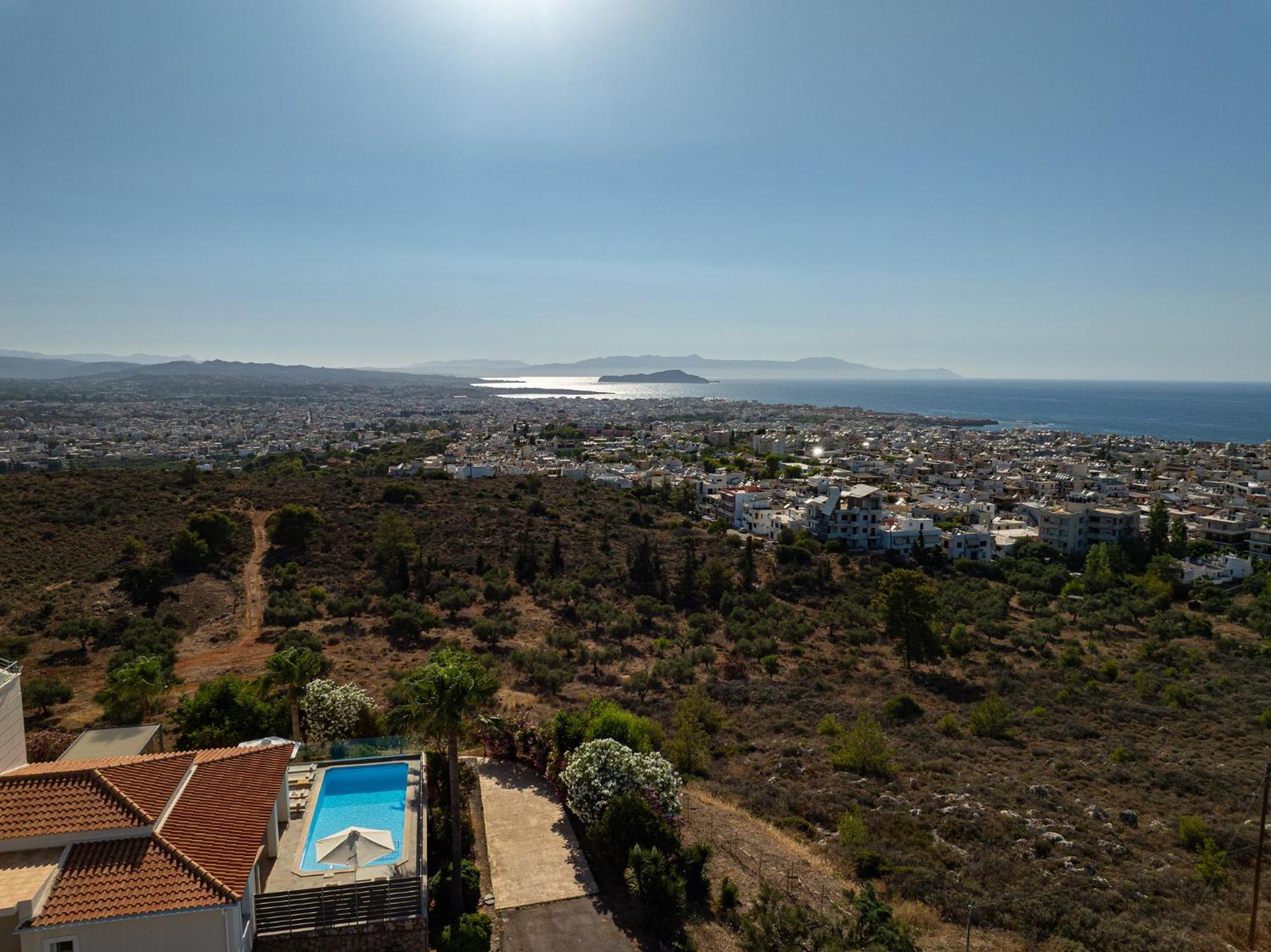 Karmilos Hill Villa خانيا المظهر الخارجي الصورة