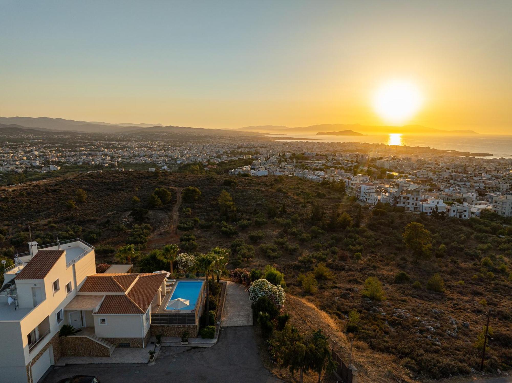 Karmilos Hill Villa خانيا المظهر الخارجي الصورة