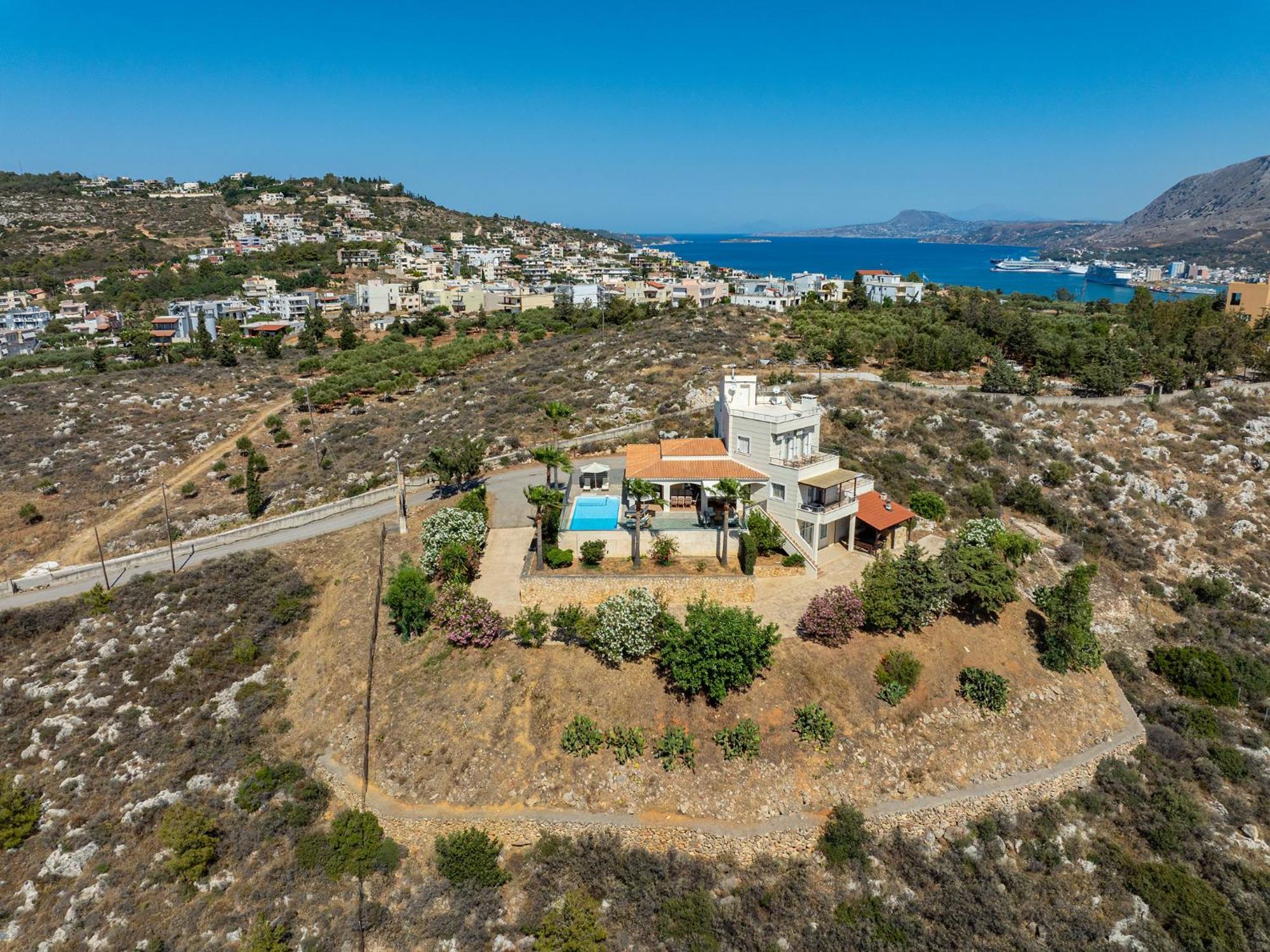 Karmilos Hill Villa خانيا المظهر الخارجي الصورة