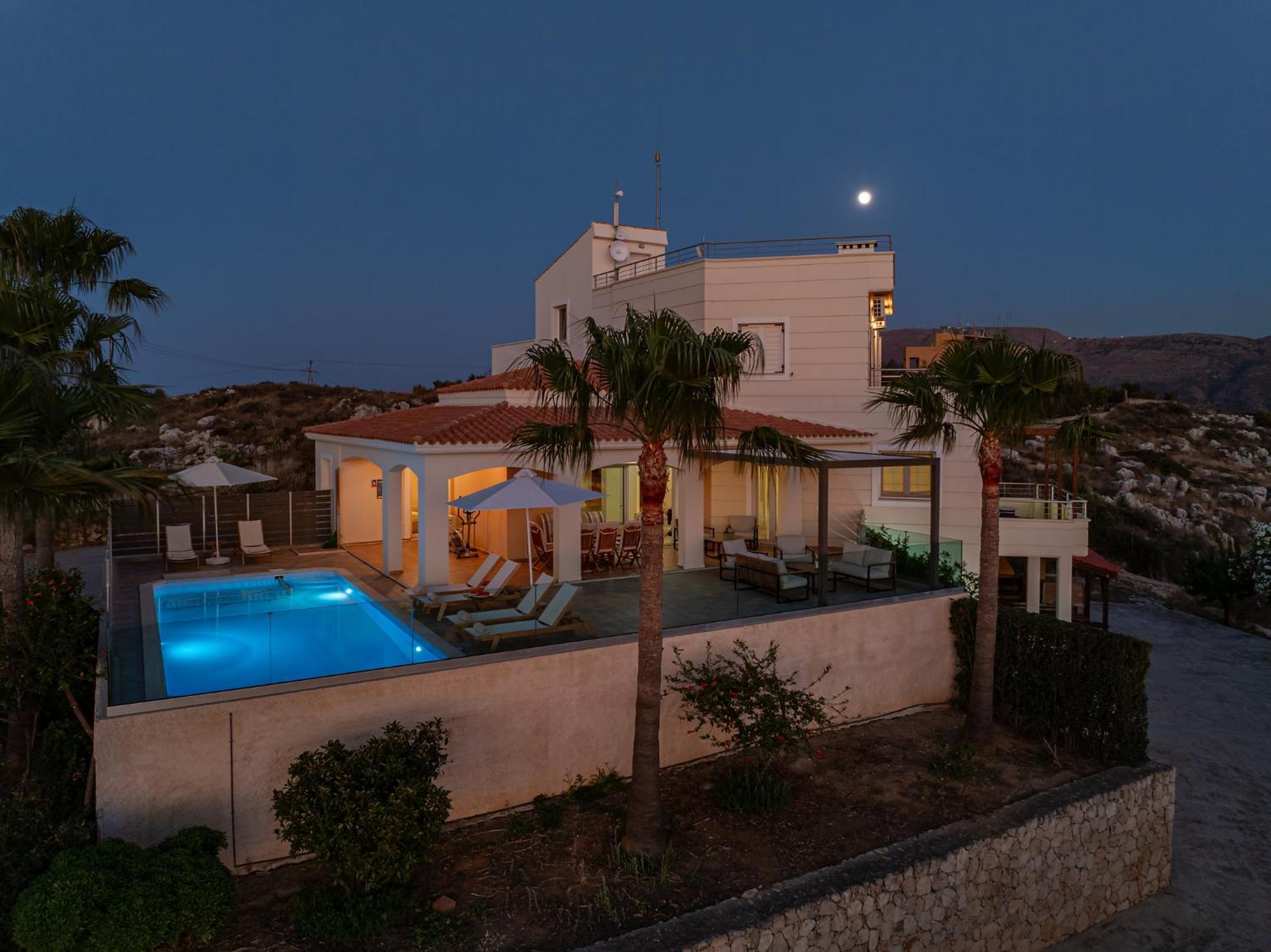 Karmilos Hill Villa خانيا المظهر الخارجي الصورة