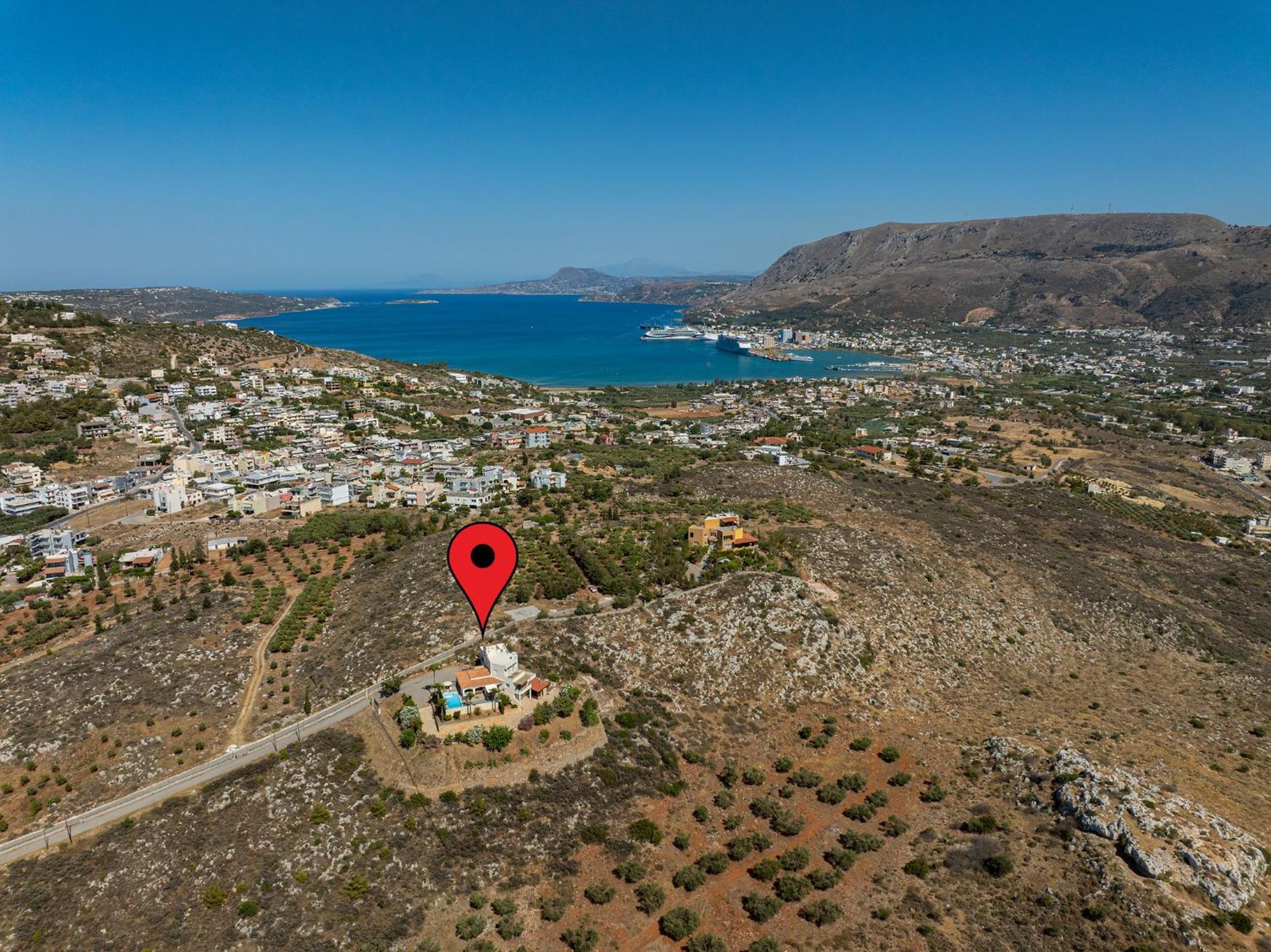 Karmilos Hill Villa خانيا المظهر الخارجي الصورة