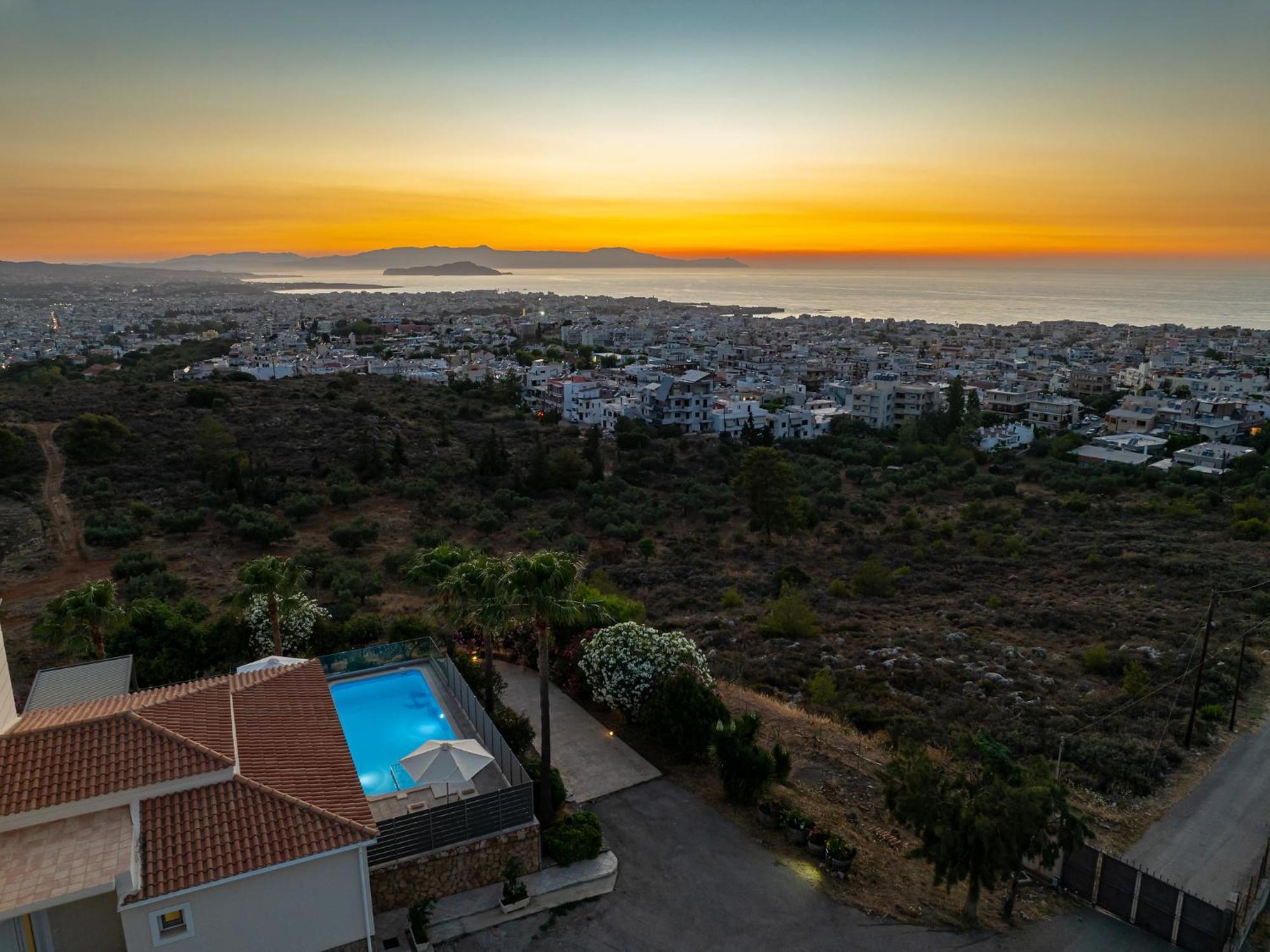 Karmilos Hill Villa خانيا المظهر الخارجي الصورة