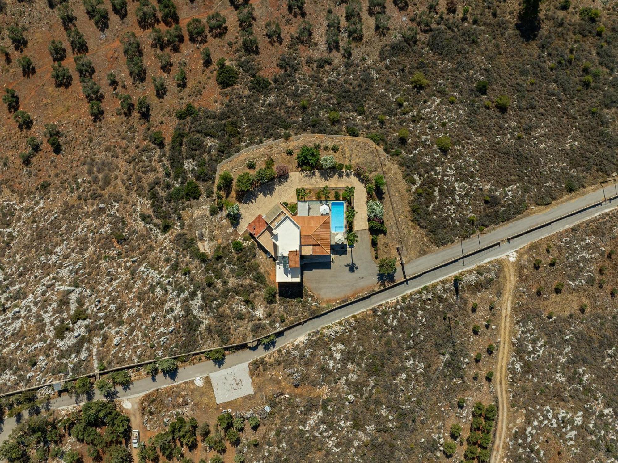 Karmilos Hill Villa خانيا المظهر الخارجي الصورة